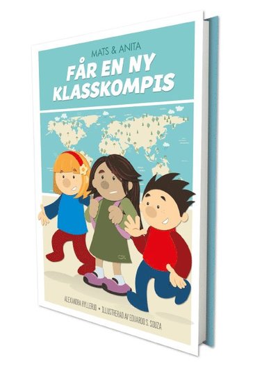 Cover for Alexandra Hyllerud · Mats och Anita får en ny klasskompis (Hardcover Book) (2019)