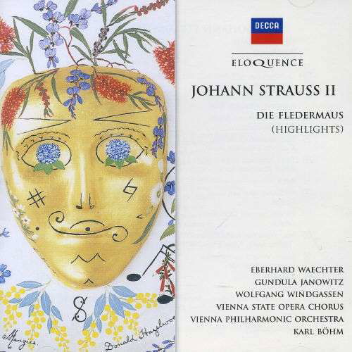 Die Fledermaus - Highlights - Janowitz / Holm / Kmentt / Kunz / Waechter / Vienna State Opera Chorus / Vienna Philharmonic / Bohm - Music - DECCA / ELOQUENCE - 0028946740729 - May 4, 1992