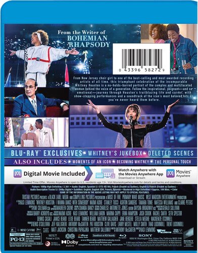 Cover for Whitney Houston: I Wanna Dance with Somebody (Blu-ray) (2023)