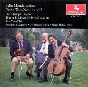 Piano Trios #1&2 / Haydn: Trio in D Hob Xv.16 - Mendelssohn / Yuval Trio - Musiikki - Centaur - 0044747239729 - maanantai 15. helmikuuta 1999