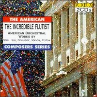 Cover for Various US regional orchestras · »The Incredible Flutist« (USA orchestral) VoxBox Klassisk (CD) (2000)
