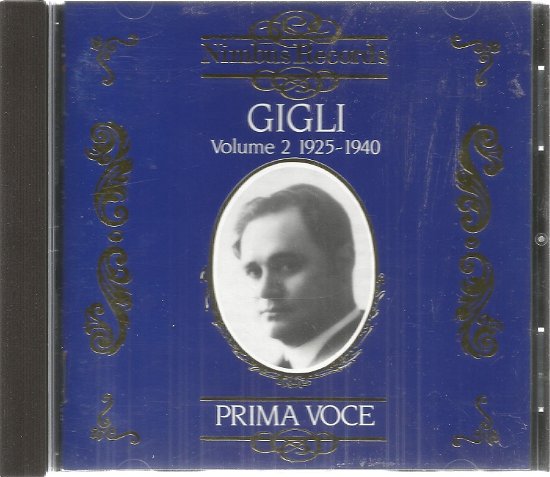 Cover for Beniamino Gigli · Benjamino Gigli (2) 1925/40 (CD)