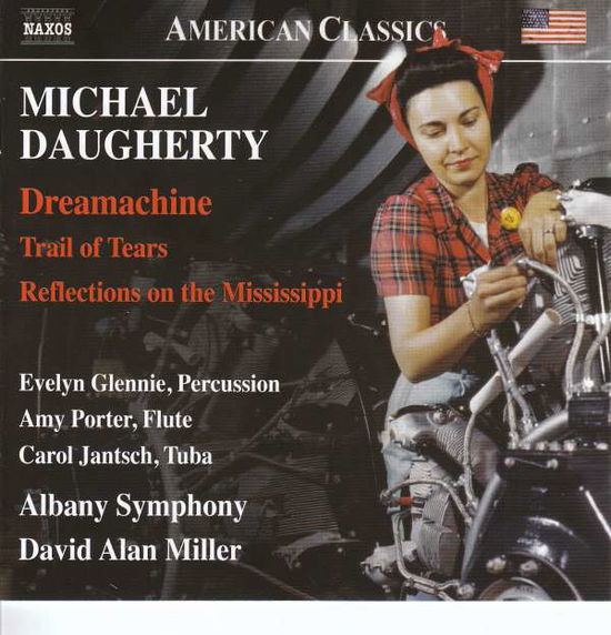 Daugherty / Dreamachine - Glennie / Albany So / Miller - Musik - NAXOS - 0636943980729 - 16. marts 2018