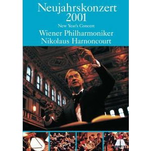 Cover for Neujahrskonzert 2001: New Years Concert - Wiener Philharmoniker Nikolaus Harnoncourt (DVD)
