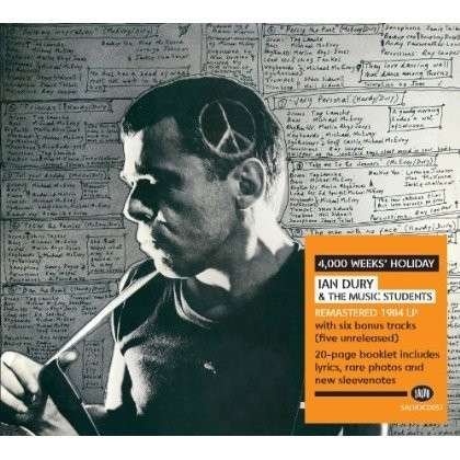 Cover for Ian Dury &amp; the Music Students · 4000 Weeks Holiday (CD) [Bonus Tracks, Remastered edition] (2013)