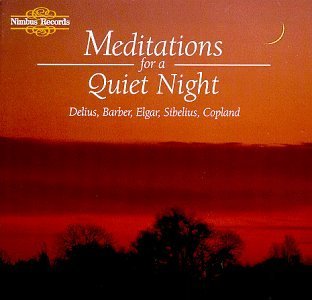 Cover for Meditations for a Quiet Night / Various (CD) (1994)