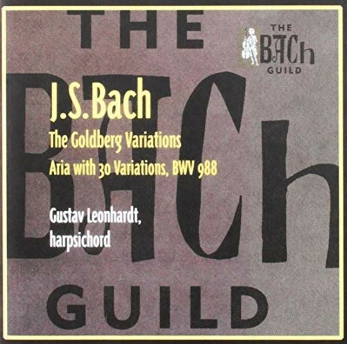 Cover for Bach · Goldberg Variations-Aria with 30 Variations, BWV 988 (CD)