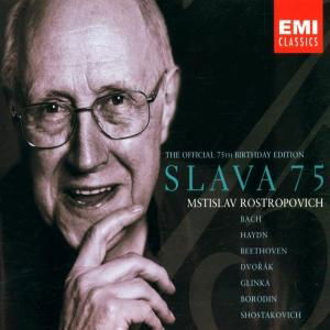 Cover for Rostropovich Mstislav · Slava 75 - the Official 75th Birthday Edition (CD) (2002)