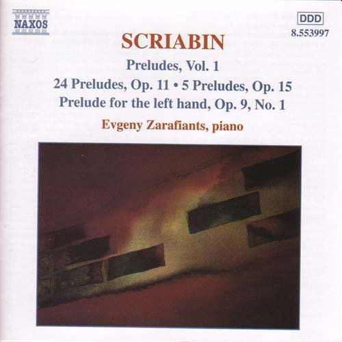 Preludes Vol.1 - A. Scriabin - Musiikki - NAXOS - 0730099499729 - tiistai 18. huhtikuuta 2000