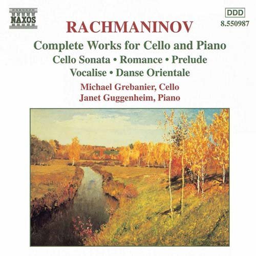 Cover for Grebanier / Guggenheim · Complete Works for Cello and P (CD) (1999)