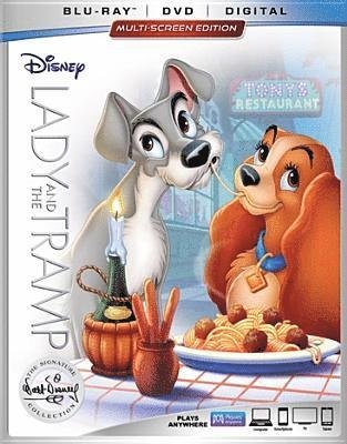 Cover for Lady &amp; Tramp: the Walt Disney Signature Collection (Blu-ray) (2018)