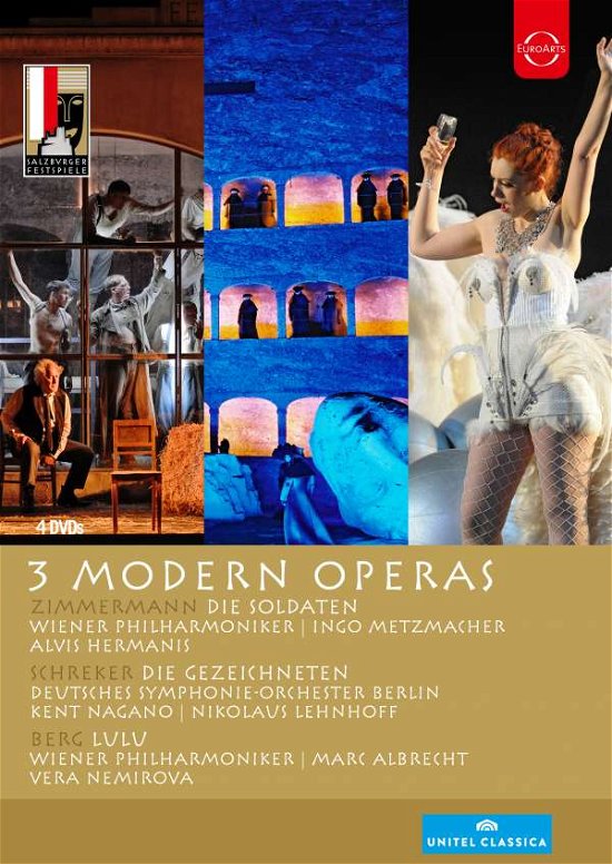 Cover for Wiener Philharmoniker · Salzburg Festival 3 Modern Operas (DVD) (2016)