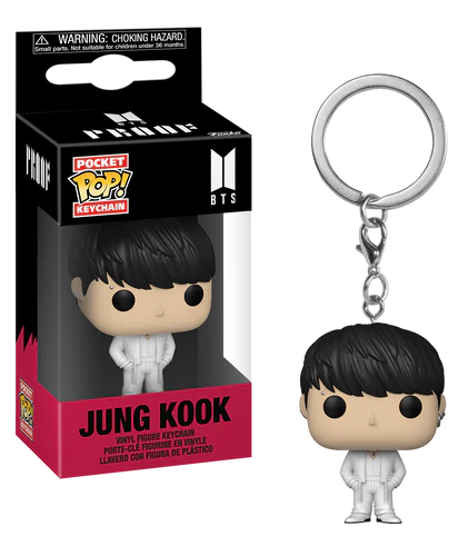 Pocket POP! Keychain: BTS - Jung Kook - BTS Funko Pop! Keychain: - Produtos - FUNKO UK LTD - 0889698725729 - 1 de dezembro de 2023