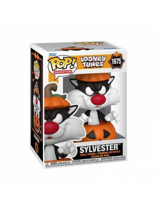 Pop Looney Tunes Halloween Sylvester W Pumpkin? - Funko Pop Animation - Merchandise - Funko - 0889698808729 - August 5, 2024