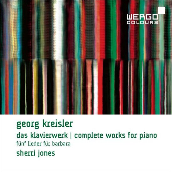 Cover for Kreisler,g. / Vermeulen,olivia / Reiner,andreas · Complete Works for Piano - Funf Bagatellen (CD) (2015)