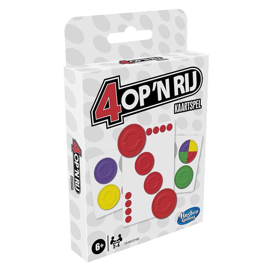 4 Op 'N Rij - Kaartspel - 4 Op 'N Rij - Merchandise - Hasbro - 5010993874729 - 