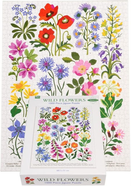 Jigsaw puzzle (1000 pieces) - Wild Flowers -  - Books - REX LONDON - 5027455437729 - June 23, 2023