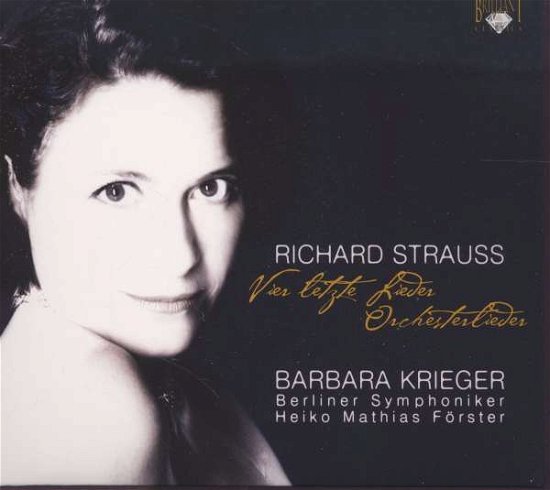 Cover for Krieger, Barbara / BES · Vier Letzte Lieder / Orchesterwerke (CD) (2008)