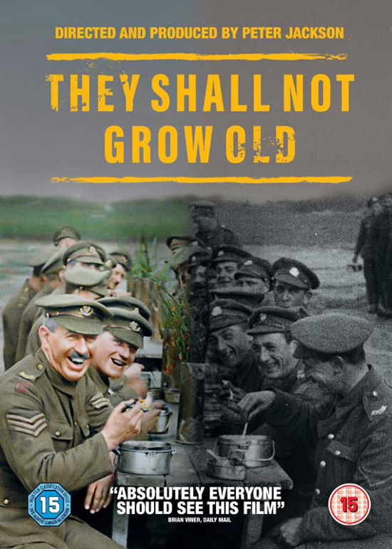 They Shall Not Grow Old - Peter Jackson - Movies - WARNER HOME VIDEO - 5051892220729 - December 10, 2018