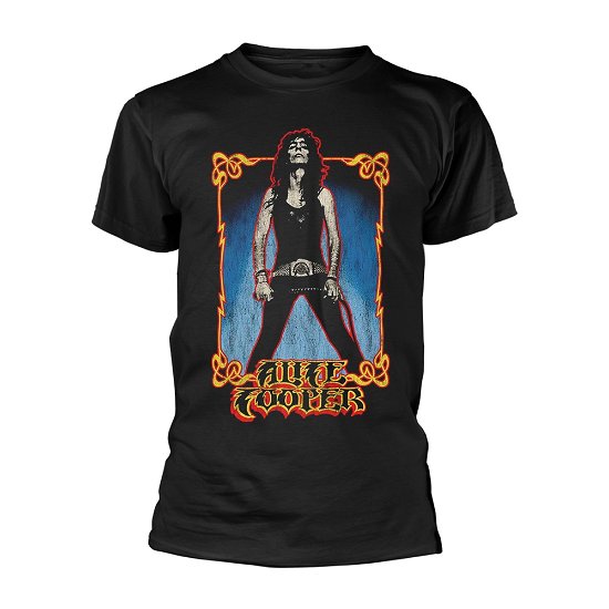 Cover for Alice Cooper · Alice Cooper Unisex T-Shirt: Vintage Whip Washed (T-shirt) [size S] [Black - Unisex edition] (2018)