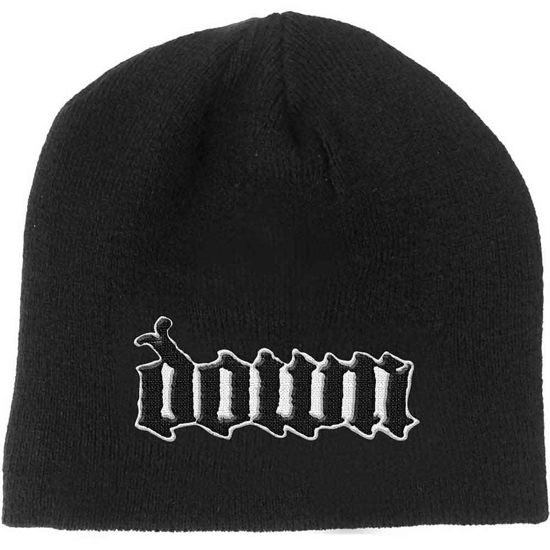 Cover for Down · Down Unisex Beanie Hat: Logo (CLOTHES) [Black - Unisex edition]