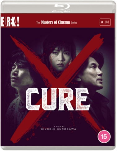 Cover for CURE KYUA Masters of Cinema Dual Format Bluray  DVD · Cure (Kyua) (Blu-Ray) (2018)