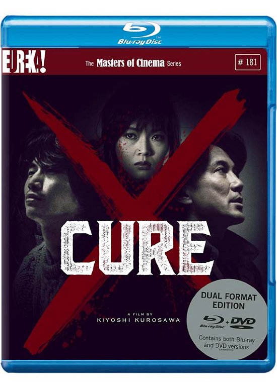 Cover for CURE KYUA Masters of Cinema Dual Format Bluray  DVD · Cure (Blu-ray) (2018)