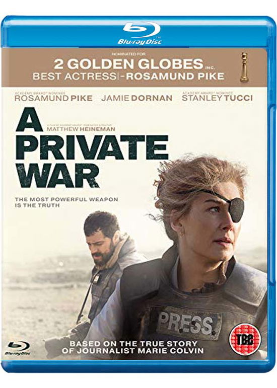 A Private War - A Private War Bluray - Elokuva - Altitude Film Distribution - 5060105726729 - maanantai 10. kesäkuuta 2019