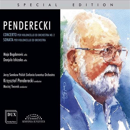 Cover for Maja Bogdanovic / Danjulo Ishizaka / Jerzy Semkow Polish Sinfonia Iuventus Orchestra &amp; Krzysztof Penderecki · Krzysztof Penderecki. Danjulo Ishizaka (CD) (2020)