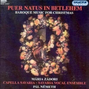 Cover for Capella Savaria / Nemeth · Puer Natus in Bethlehem (CD) (1995)