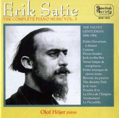 Satie / Hojer · Complete Piano Music 3 (CD) (1997)