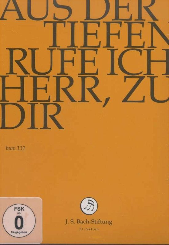 Cover for J.S. Bach-Stiftung / Lutz,Rudolf · Aus Der Tiefen Rufe Ich (DVD) (2014)