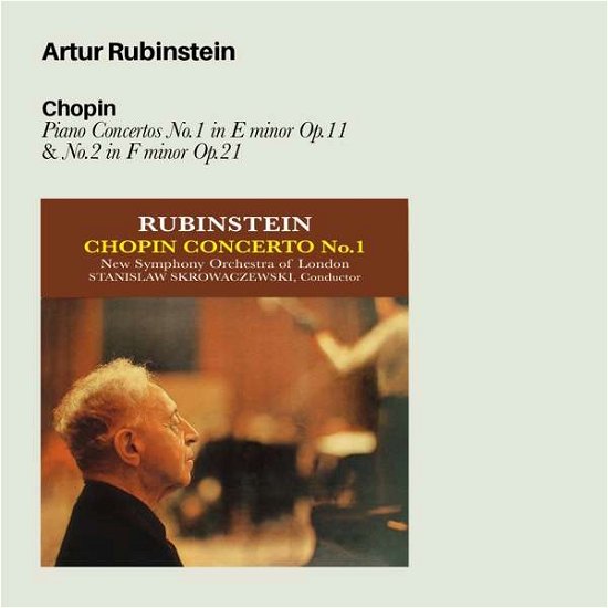Cover for Artur Rubinstein · Chopin.Piano Concertos In No 1 In E Minor Op.11 &amp; No 2 In F Minor Op. 21 (CD) (2023)