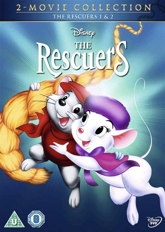 Cover for The Rescuers - 2 Movie Collection · Rescuers / Rescuers Down Under (DVD) (2018)