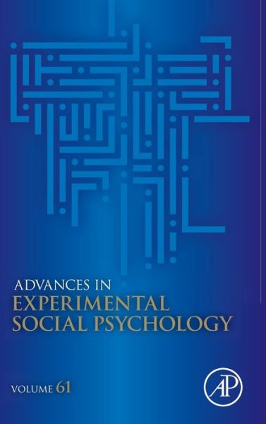 Cover for Bertram Gawronski · Advances in Experimental Social Psychology (Hardcover Book) (2020)