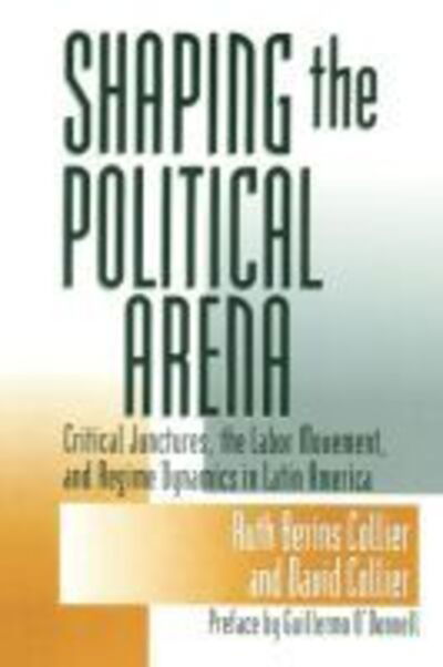 Cover for Ruth Berins Collier · Shaping the Political Arena - Kellogg Institute Series on Democracy and Development (Paperback Book) [New edition] (2002)