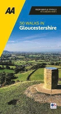 Cover for AA 50 Walks in Gloucestershire - AA 50 Walks In (Paperback Book) [5 New edition] (2024)