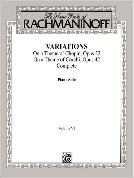 Cover for Rachmaninoff · The Piano Works of Rachman (Bok)