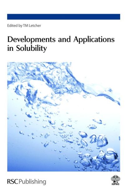 Cover for Royal Society of Chemistry · Developments and Applications in Solubility (Hardcover Book) (2007)