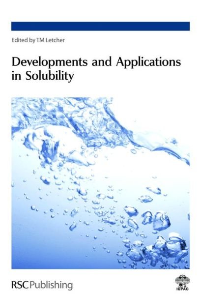 Cover for Royal Society of Chemistry · Developments and Applications in Solubility (Gebundenes Buch) (2007)