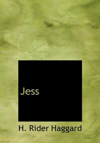 Cover for H. Rider Haggard · Jess (Hardcover Book) (2009)