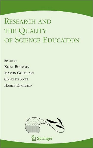 Cover for K Boersma · Research and the Quality of Science Education (Hardcover Book) [2005 edition] (2005)