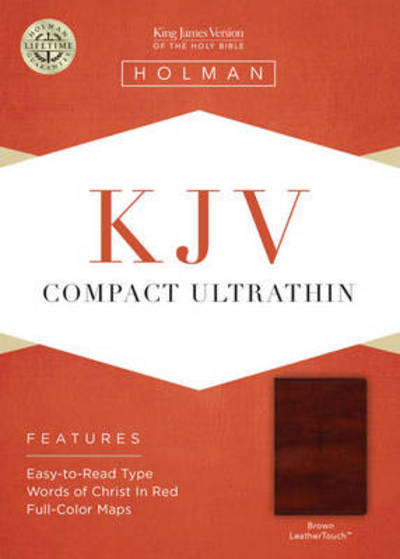 Cover for Broadman &amp; Holman Publishers · Compact Ultrathin Bible-kjv (Leather Book) [Brown Imitation] (2013)