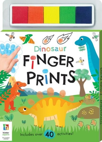 Dinosaurs Finger Prints - Dinosaurs - Hinkler Pty Ltd - Livros - Hinkler Books - 9781488924729 - 1 de maio de 2021