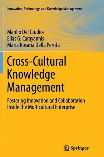 Cover for Manlio Del Giudice · Cross-Cultural Knowledge Management: Fostering Innovation and Collaboration Inside the Multicultural Enterprise - Innovation, Technology, and Knowledge Management (Pocketbok) [2012 edition] (2014)