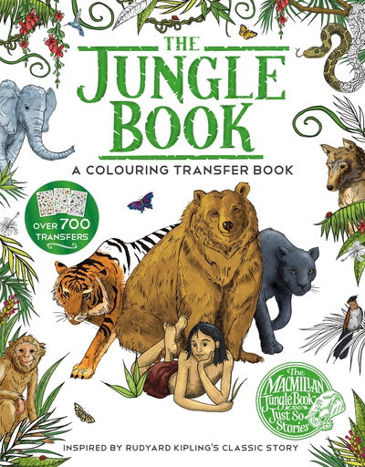 Jungle Book: A Colouring Transfer Book - Rudyard Kipling - Muu - Pan Macmillan - 9781509890729 - sunnuntai 1. syyskuuta 2019