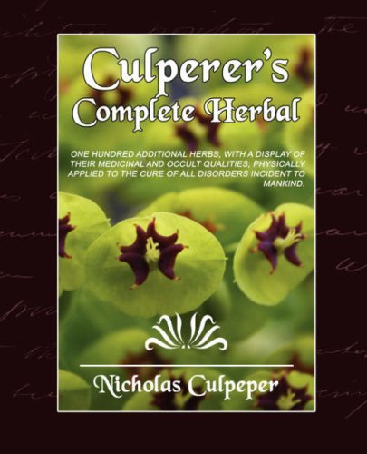 Cover for Nicholas Culpeper · Culpeper's Complete Herbal (Paperback Book) (2007)