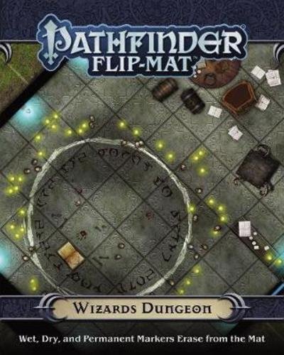 Pathfinder Flip-Mat: Wizard’s Dungeon - Jason A. Engle - Lautapelit - Paizo Publishing, LLC - 9781640780729 - tiistai 16. lokakuuta 2018