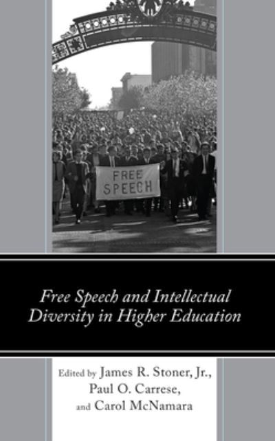 Cover for Free Speech and Intellectual Diversity in Higher Education (Paperback Book) (2023)