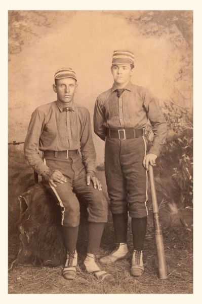 Cover for Found Image Press · Vintage Journal Two Ballplayers (Book) (2022)